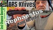 Bps Knives HEPHAESTUS - Hand Forged Camp/Hunting knife -A Thing of Beauty.