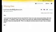 Bad Email Reply - What not to say to your professor...