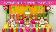 Hawaiian Luau Birthday Party Ideas // Hawaiian Luau - B45