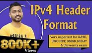 Lec-53: IPv4 Header Format – All Fields Explained in Hindi | Computer Networks