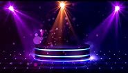 Modern Design Stage Spotlights Effect Background Video II free animated party lights background