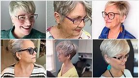 30 Latest Pixie Cuts Ideas for Older Women with Glasses