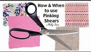How & When to Use Pinking Shears