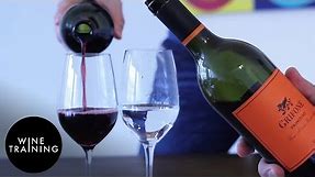 Wine Service - How to Pour Wine | Wine Training School