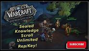 WoW Guide - Sealed Knowledge Scroll Unlimited Rep/Key! - Dragonflight