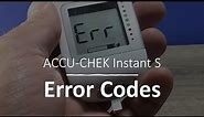 ACCU CHEK Instant S error codes | Error 3 | Error 6 | Error 7