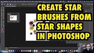 Star Brush Creation In Photoshop | How To | Graphicxtras