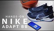 Nike's Adapt BB Hands-On: First app-controlled, self-lacing basketball shoes