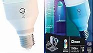 LIFX Color - Clean Edition, 1100 lumens, Wi-Fi Smart LED Light Bulb, Supercolor and Whites, No Bridge Required, Works with Alexa, Hey Google, HomeKit and Siri. HEV Antibacterial Function (1 Pack)