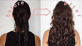Wavy Hair Method: Type 2a/2b curls W/ Not Your Mother's + Denman Brush