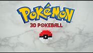 How to Make a Pokemon 3D Pokeball (Hama/Perler/Artkal Beads)