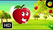 If I Were An Apple - English Nursery Rhymes - Cartoon/Animated Rhymes For Kids