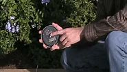 How to install a solar path light.