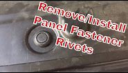 How To Remove and Install Panel Fastener Rivets - Toyota, Scion, Lexus