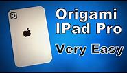 Origami IPad Pro Tablet | How to Make a Paper IPad Pro | Easy Origami ART Paper Crafts