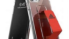 adidas Sports Solar Red Cell-Phone Case for iPhone 11 Pro, Drop-Resistant Hand-Grip Phone Cover with Strap
