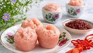Red Yeast Rice Huat Kueh (Steamed Rice Cake) - My Lovely Recipes