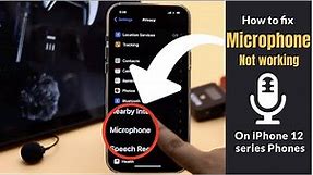 Microphone Issues on iPhone 12, 12 Mini, 12 Pro Max & How to Fix!