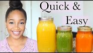 Simple Juice Recipes for Beginners + Juicing 101 | JUICING WITH DREA | Entrepreneur Life