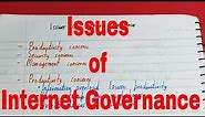 Issues of internet governance|What is internet governance|Internet governance issues|E commerce