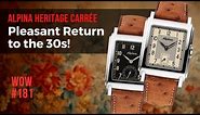 Alpina Heritage Carrée Automatic 140 Years // Watch of the Week. Review #181