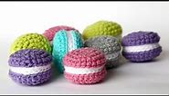 How to Crochet Easy Macarons. Play Food