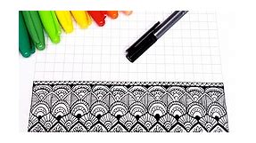 Free Printable Grid Template for Drawing Patterns - Julie Erin Designs