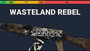 AK-47 Wasteland Rebel - Skin Float And Wear Preview