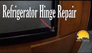 NORCOLD RV REFRIGERATOR BROKEN DOOR | How To Repair with Hinge Upgrade