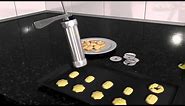 How to use biscuit maker / cookie press