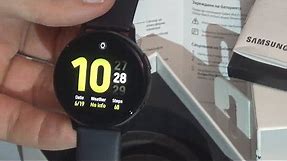 Samsung Galaxy Watch Active2 44mm SM-R820 Unboxing and Test