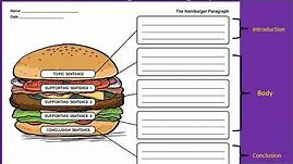 Writing Basics - Hamburger Paragraph