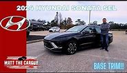 2024 Hyundai Sonata SEL is the most “loaded” base trim sedan. Full review and test drive.