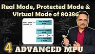 Real Mode, Protected Mode & Virtual Mode Microprocessor 80386, Modes of 80386