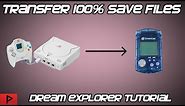 Easily Transfer Dreamcast Save Files to VMU - Dream Explorer Tutorial (2019)