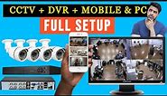 How to Remote View H.264 DVR || How to Install CCTV Camera's With DVR || Network Setup on the DVR