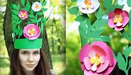 DIY Cut Paper Fairy Kids Crown