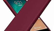 CellEver Ultra Durable Silicone Case for iPhone SE 2022/2020 iPhone 7/8 Military Grade Drop Protection [3 Layers] [Slim Fit] Shockproof Cover, Soft Microfiber Lining 4.7 Inch, Wine