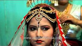 Manipuri bride gets ready for wedding