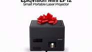 The Epson EpiqVision® Mini EF12 Smart Portable Laser Projector
