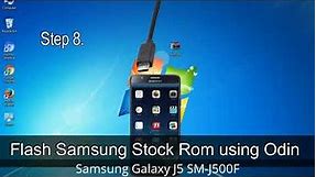 How to Samsung Galaxy J5 SM-J500F Firmware Update (Fix ROM)