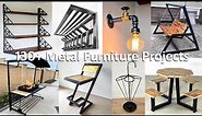 130+ Ingenieus Metal Furniture Ideas / Metal Projects For Biginners
