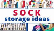 13 simple Sock Storage Ideas (get your socks organized today)
