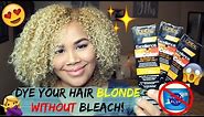 How to dye your hair blonde WITHOUT bleach! | Naturally Sade