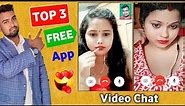 Top 3 Free Video Call Apps | 3 Bast Free Video Calling Apps | top 3 video calling Apps No coins