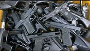 Airsoft Beretta M92 Gun, Black Realistic Pistol And Guns, Pistols In Airsoft Glock Tactical Series