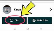 Olx App Pe Customer And Seller Se Chat Kaise Kare | Chat In Olx India App About Product 2023