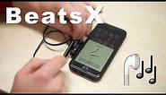 How to Pair Your Beats X Wireless Ear Buds Tutorial BeatsX to iPhone or Samsung