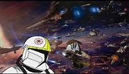 "Kickstart my Heart" but you're dogfighting over Coruscant