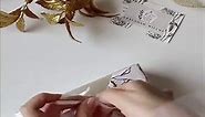 Artistic gift wrapping